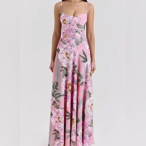 House of CB Pink and Purple Maxi Sundress